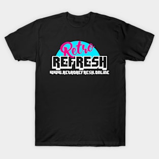 Classic Retro Refresh Logo (for dark tee) T-Shirt